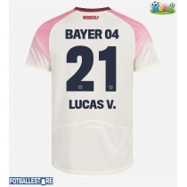 Bayer Leverkusen Lucas Vazquez #21 Bortedrakt 2025-26 Kortermet